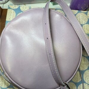 Portland Leather Lavender Circle Crossbody Women's Bag